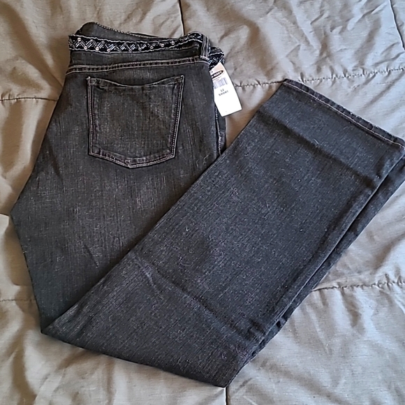 Old Navy Jeans Nwt Old Navy 2 Short Black Jeans Low Waist Straight